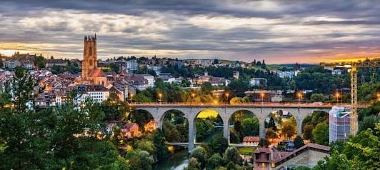 Vue de Fribourg