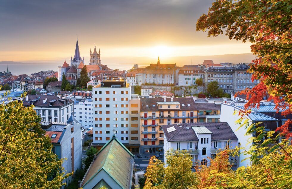 vue romantique Lausanne