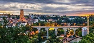 Vue de Fribourg