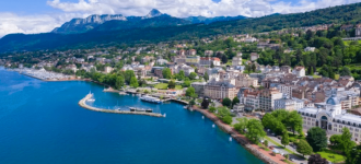 vue de la ville d'Evian